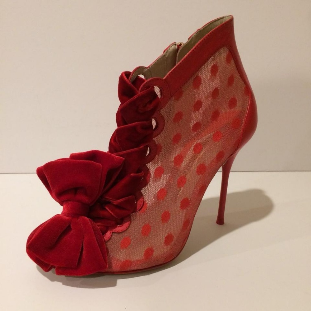 πSOLDπSophia Webster New Polka Dot Tulle Sandal - Picture 5 of 8